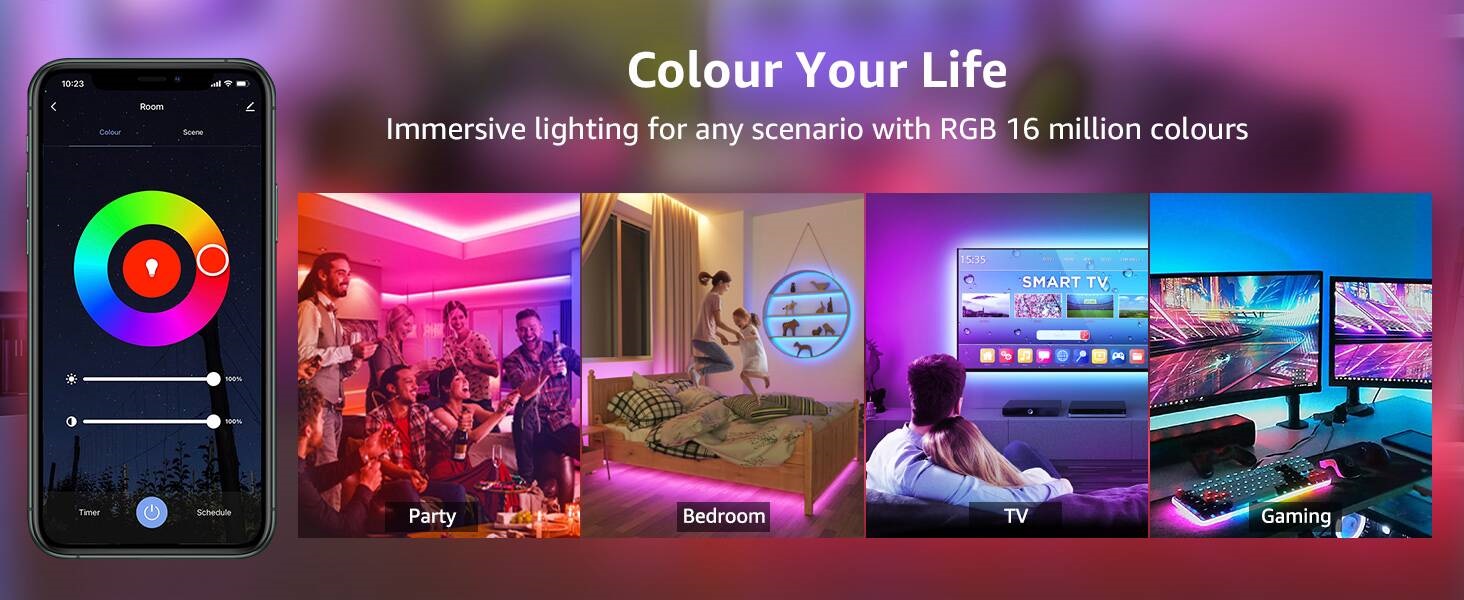 إضاءة RGB سمارت