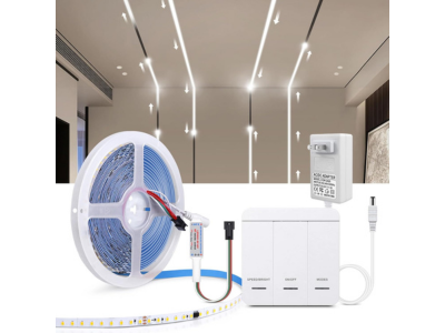 بكج شريط ليد IC متحرك لون واحد مع مفاتيح تحكم